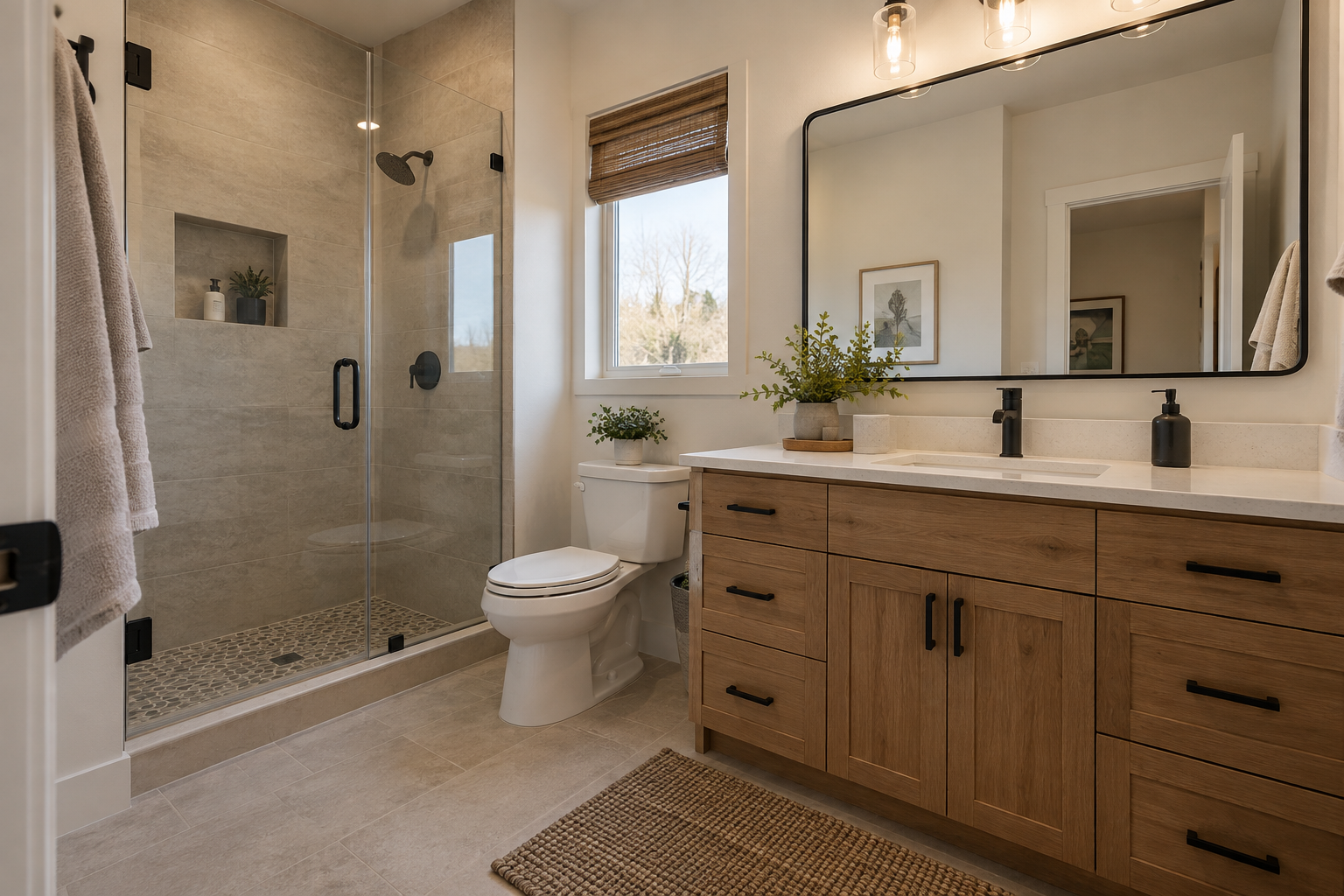 Remodeled bathroom inspiration